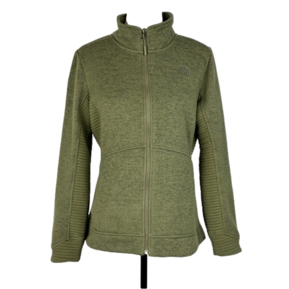 The North Face green sweater